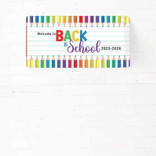 Banderoles Élégante école de script de monogramme (Insitu)