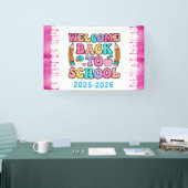 Banderoles Élégante école de script de monogramme (Salon professionnel)