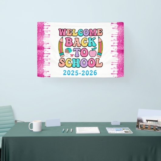 Banderoles Élégante école de script de monogramme (Salon professionnel)