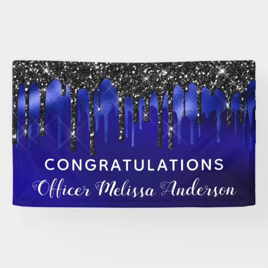 Banderoles Élégante police de retraite application de la loi (Horizontal)