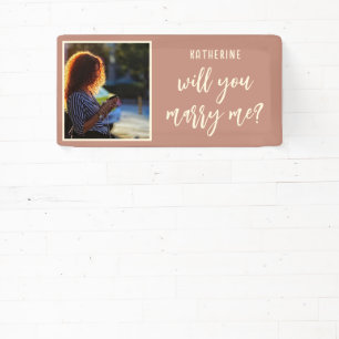 Banderoles Elégante Proposition De Mariage Vous Me Marierez