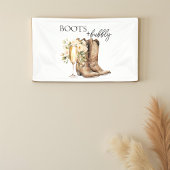 Banderoles Élégantes Bottes et Mariage Champêtre de Fille en