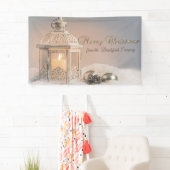 Banderoles Élégantes boules de Noël, Lanterne (En situation)