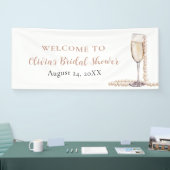 Banderoles Élégantes Perles Dorées et Fête de Mariage au Pros (Salon professionnel)