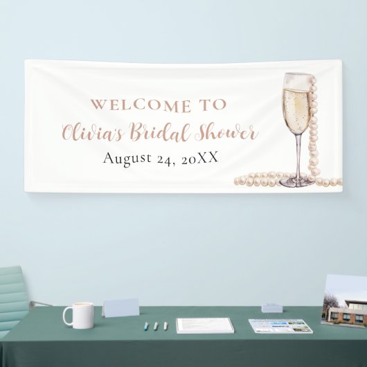 Banderoles Élégantes Perles Dorées et Fête de Mariage au Pros (Salon professionnel)