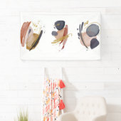 Banderoles Éléments aquarelles abstraits (En situation)