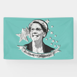 Banderoles Elizabeth Warren Star Banner