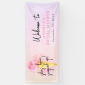 Banderoles Elle a été emportée dans la douche nuptiale de crè (Vertical)