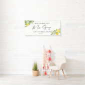 Banderoles Elle A Trouvé Sa Fête des mariées De Squeeze (En situation)