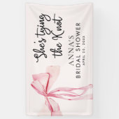 Banderoles Elle Attache L'Affiche de bienvenue Fête des marié (Vertical)