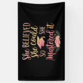 Banderoles Elle Croyait Qu'Elle Pouvait Le Masquer (Vertical)