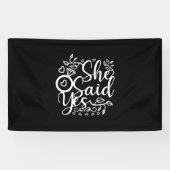 Banderoles  | Elle Dit Oui (Horizontal)