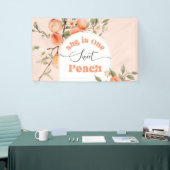 Banderoles Elle est une pêche douce 1er anniversaire pêche (Salon professionnel)