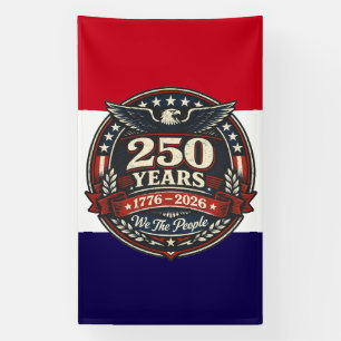 Banderoles Emblème du 250e anniversaire patriotique