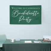 Banderoles Emerald Green Bachelorette Party Personalized (Salon professionnel)