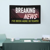 Banderoles Employé de l'année du travail de 30 ans (Salon professionnel)