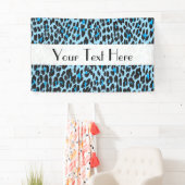 Banderoles Empreinte de léopard, Spots de léopard, Leopard bl (En situation)