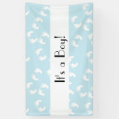 Banderoles Empreintes bébé, Pied bébé, Marches, Baby shower (Vertical)