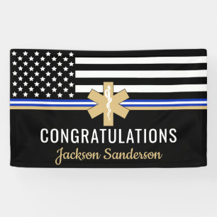 Banderoles EMS First Responder Ligne blanche Indicateur de re