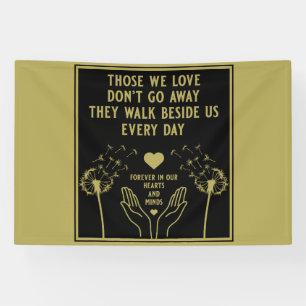 Banderoles En Mémoire Bereavement Et Perdre Photo Impression