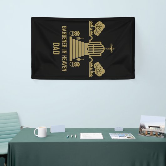 Banderoles En mémoire Bereaver Gardener funérailles (Salon professionnel)