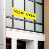 Banderoles En vente maintenant ouvert Jaune 8f (Bâtiment extérieur)