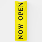 Banderoles En vente maintenant ouvert Jaune 8f (Vertical)