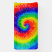 Banderoles Encre d'alcool à Cravate arc-en-ciel (Verticale)