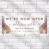 Banderoles Encre D'Aquarelle Liquide D'Art Moderne Purple Et 