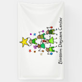 Banderoles Enfants de Noël personnalisés (Vertical)