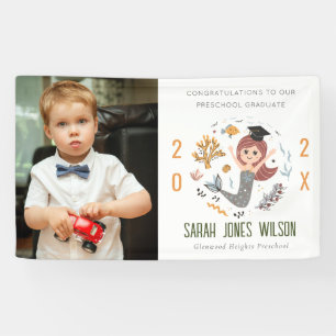 Banderoles Enfants Sirène sous-marine Photo de l'école matern