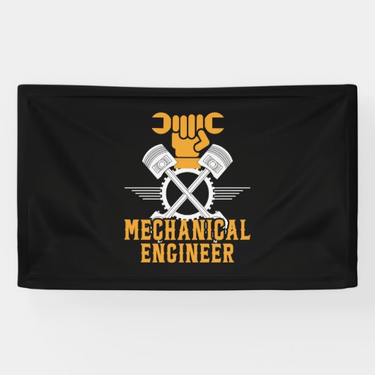 Banderoles Engineer Mechanical Engineer (Horizontal)