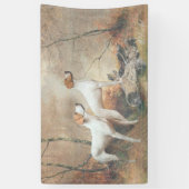 Banderoles English Pointer chasse les faisans (Vertical)