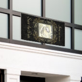 Banderoles Enregistrer la date Elegant Gold Foil Dots Look Sc (Bâtiment extérieur)