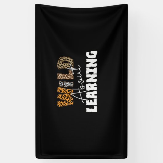 Banderoles Enseignant Cadeau Wild À propos de l'apprentissage (Vertical)