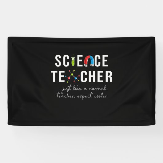 Banderoles Enseignant de la science de don (Horizontal)