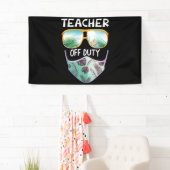 Banderoles Enseignant Hors Service Dernier Jour De L'École En (En situation)