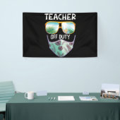 Banderoles Enseignant Hors Service Dernier Jour De L'École En (Salon professionnel)