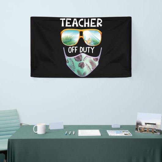 Banderoles Enseignant Hors Service Dernier Jour De L'École En (Salon professionnel)