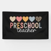 Banderoles Enseignant Préscolaire Rentrée des Classes (Horizontal)