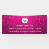 Banderoles Enseigne commerciale holographique iridescente opa (Horizontal)