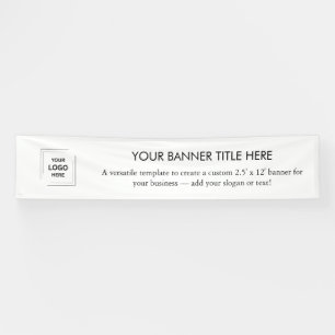 Banderoles Enseigne commerciale Simple Moderne Minimaliste