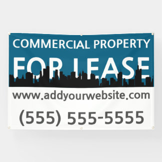 Banderoles Enseigne de location commerciale personnalisée ble