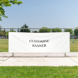 Banderoles Enseigne professionnelle en vinyle 4' x 12' person