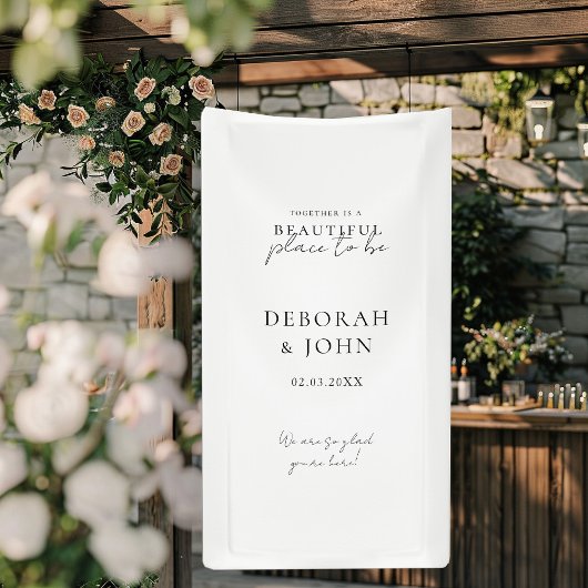 Banderoles Ensemble, c'est un bel endroit à vivre ! Élégant,