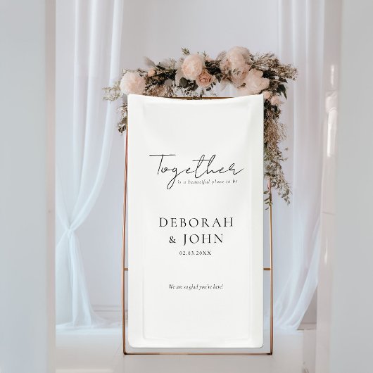 Banderoles Ensemble, c'est un bel endroit à vivre ! Élégant,