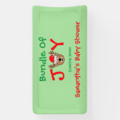 Banderoles Ensemble du Baby shower de Noël de la joie (Verticale)