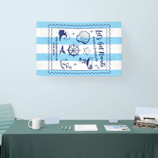 Banderoles Enterrement de vie de jeune fille à la plage Allon (Salon professionnel)