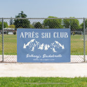 Banderoles Enterrement de vie de jeune fille Ski moderne (Insitu)