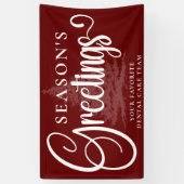 Banderoles Entreprise customisée Professionnel Noël Vinyl (Vertical)